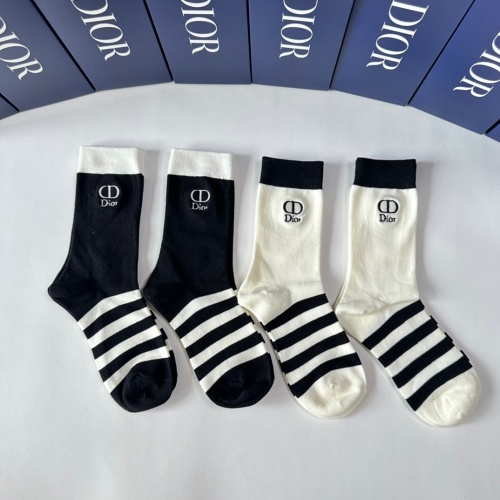 Wholesale Christian Dior Socks #1250309 $29.00 USD, Wholesale Quality Replica Christian Dior Socks