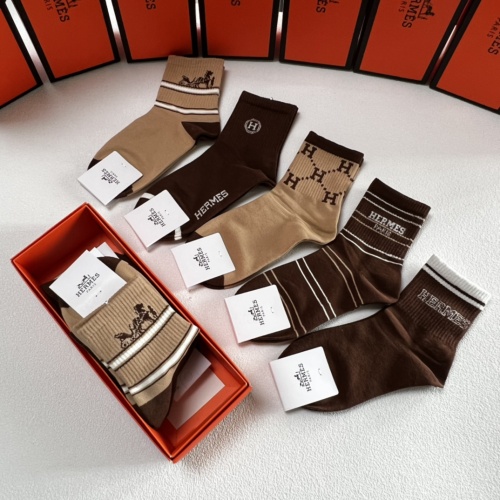 Replica Hermes Socks #1250325 $27.00 USD for Wholesale