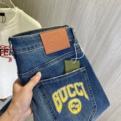 Wholesale Gucci Jeans For Unisex #1250335 $72.00 USD, Wholesale Quality Replica Gucci Jeans