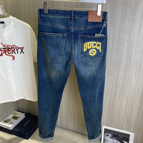 Replica Gucci Jeans For Unisex #1250335 $72.00 USD for Wholesale