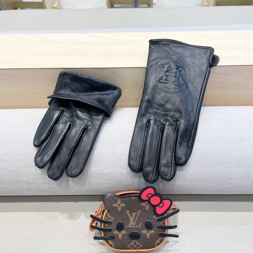 Replica Hermes Gloves For Women #1250345 $42.00 USD for Wholesale