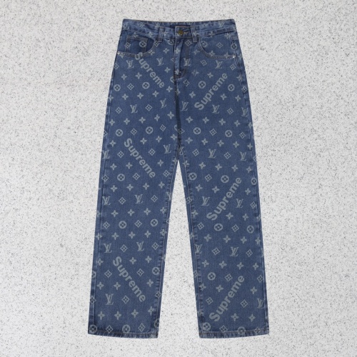 Wholesale Louis Vuitton LV Jeans For Unisex #1250358 $60.00 USD, Wholesale Quality Replica Louis Vuitton LV Jeans