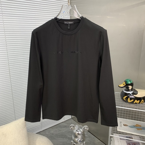 Replica Dolce & Gabbana D&G T-Shirts Long Sleeved For Men #1250663 $48.00 USD for Wholesale