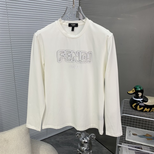 Wholesale Fendi T-Shirts Long Sleeved For Men #1250715 $48.00 USD, Wholesale Quality Replica Fendi T-Shirts