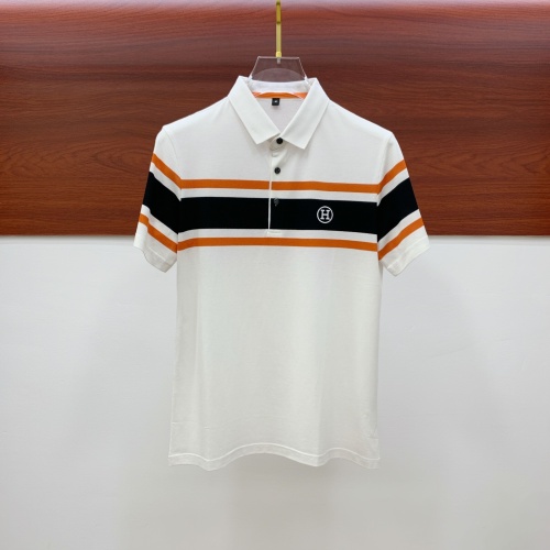 Wholesale Hermes T-Shirts Short Sleeved For Men #1250727 $72.00 USD, Wholesale Quality Replica Hermes T-Shirts