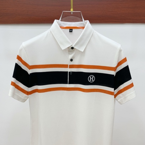 Replica Hermes T-Shirts Short Sleeved For Men #1250727 $72.00 USD for Wholesale