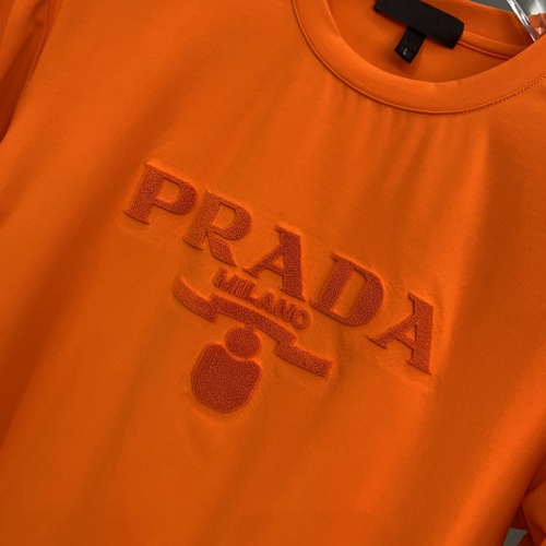 Replica Prada T-Shirts Long Sleeved For Men #1250737 $48.00 USD for Wholesale