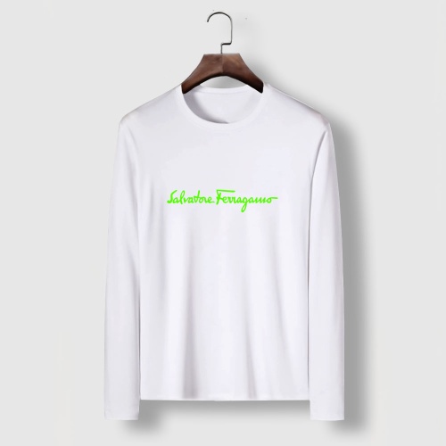 Wholesale Salvatore Ferragamo T-Shirts Long Sleeved For Men #1250784 $29.00 USD, Wholesale Quality Replica Salvatore Ferragamo T-Shirts