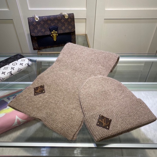 Wholesale Louis Vuitton LV Caps #1250837 $48.00 USD, Wholesale Quality Replica Louis Vuitton LV Hat and Scarf and Glove Set