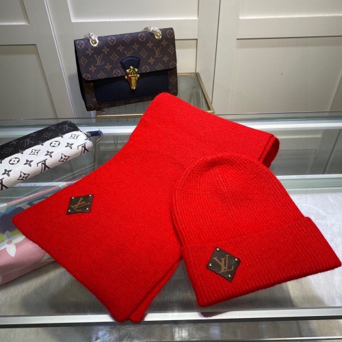 Wholesale Louis Vuitton LV Caps #1250839 $48.00 USD, Wholesale Quality Replica Louis Vuitton LV Hat and Scarf and Glove Set