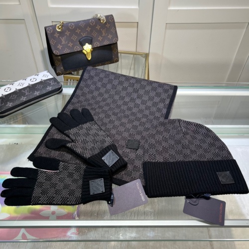 Wholesale Louis Vuitton LV Caps #1250845 $68.00 USD, Wholesale Quality Replica Louis Vuitton LV Hat and Scarf and Glove Set