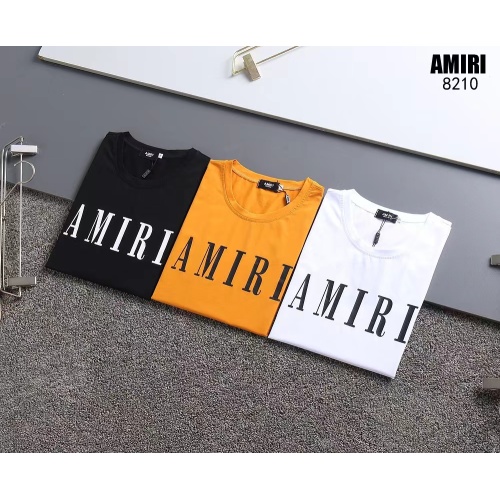 Replica Amiri T-Shirts Short Sleeved For Men #1250890 $29.00 USD for Wholesale