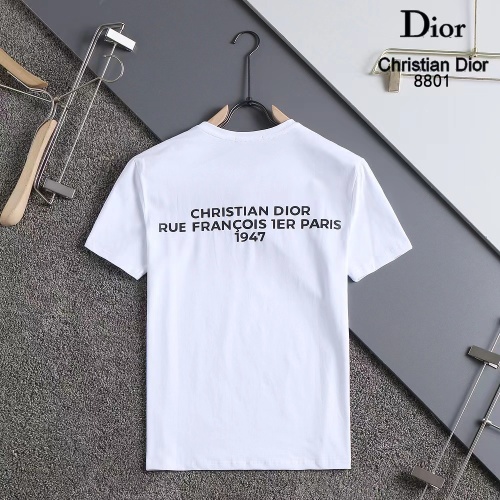 Replica Christian Dior T-Shirts Short Sleeved For Men #1250895 $29.00 USD for Wholesale