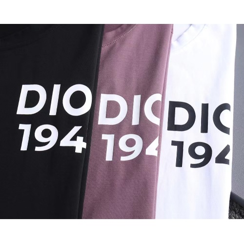 Replica Christian Dior T-Shirts Short Sleeved For Men #1250895 $29.00 USD for Wholesale