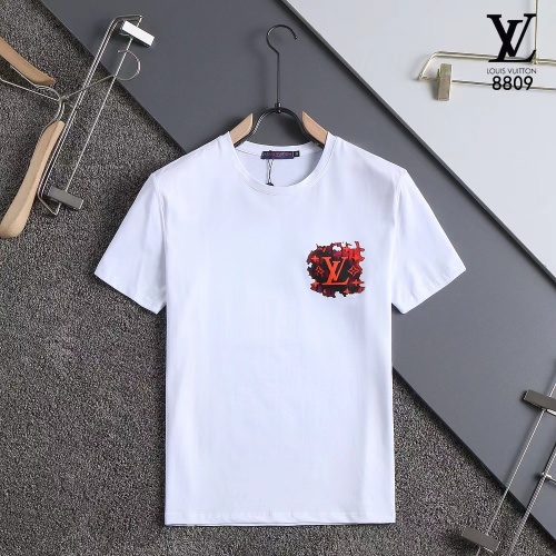 Wholesale Louis Vuitton LV T-Shirts Short Sleeved For Men #1250912 $29.00 USD, Wholesale Quality Replica Louis Vuitton LV T-Shirts