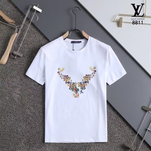 Wholesale Louis Vuitton LV T-Shirts Short Sleeved For Men #1250914 $29.00 USD, Wholesale Quality Replica Louis Vuitton LV T-Shirts