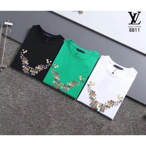 Replica Louis Vuitton LV T-Shirts Short Sleeved For Men #1250915 $29.00 USD for Wholesale