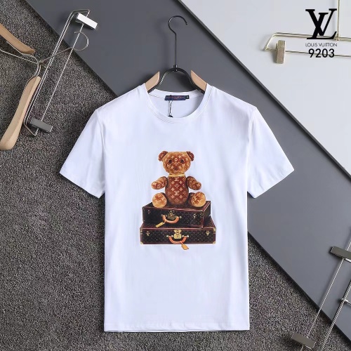 Wholesale Louis Vuitton LV T-Shirts Short Sleeved For Men #1250917 $29.00 USD, Wholesale Quality Replica Louis Vuitton LV T-Shirts