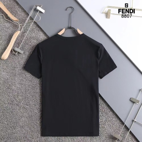 Replica Fendi T-Shirts Short Sleeved For Men #1250926 $29.00 USD for Wholesale