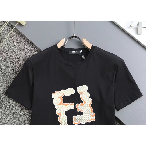 Replica Fendi T-Shirts Short Sleeved For Men #1250926 $29.00 USD for Wholesale