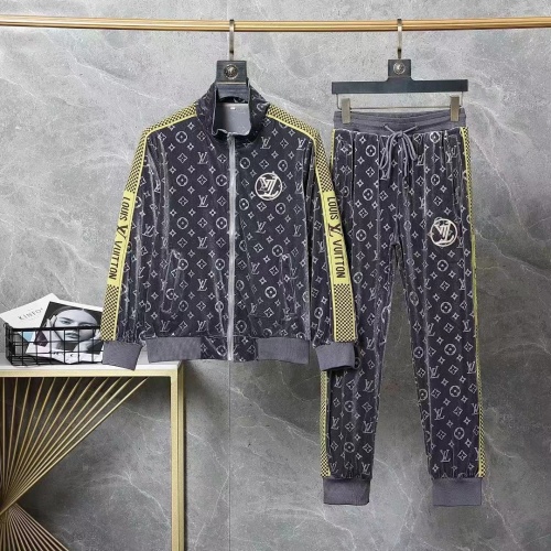 Wholesale Louis Vuitton LV Tracksuits Long Sleeved For Men #1250948 $82.00 USD, Wholesale Quality Replica Louis Vuitton LV Tracksuits