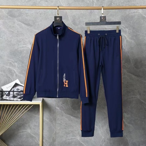 Wholesale Hermes Tracksuits Long Sleeved For Men #1250953 $82.00 USD, Wholesale Quality Replica Hermes Tracksuits