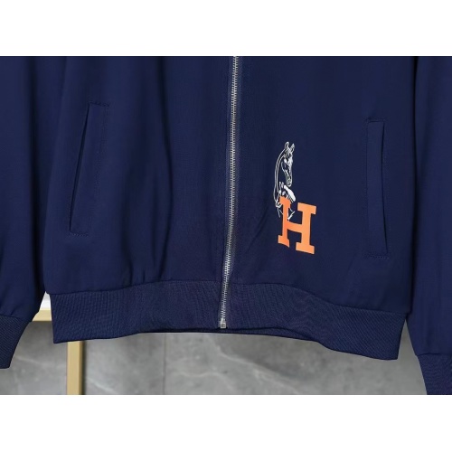 Replica Hermes Tracksuits Long Sleeved For Men #1250953 $82.00 USD for Wholesale