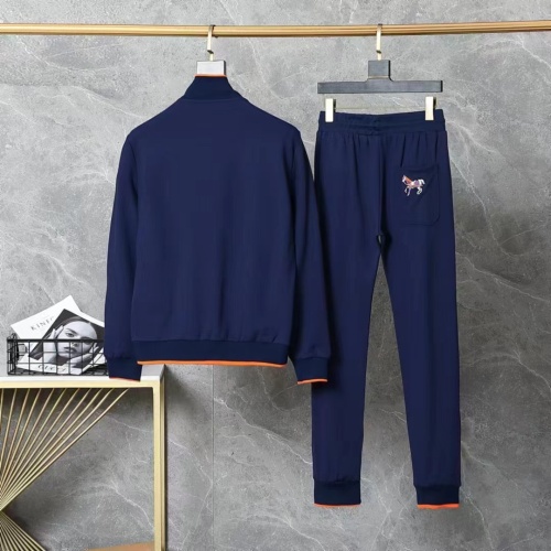 Replica Hermes Tracksuits Long Sleeved For Men #1250955 $82.00 USD for Wholesale