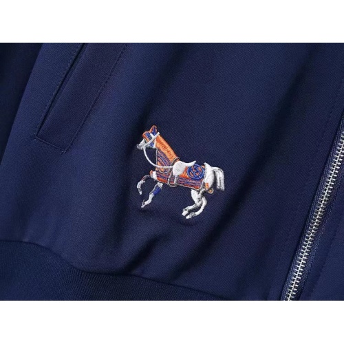 Replica Hermes Tracksuits Long Sleeved For Men #1250955 $82.00 USD for Wholesale