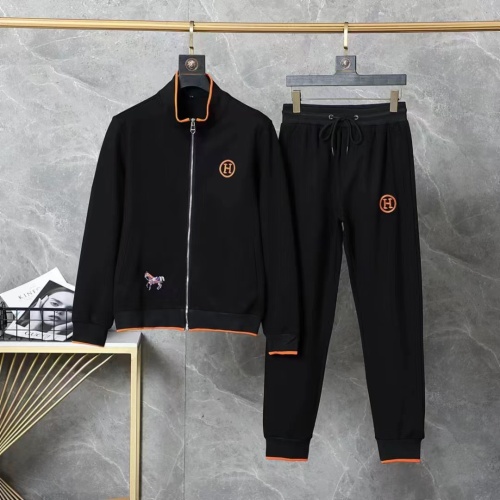 Wholesale Hermes Tracksuits Long Sleeved For Men #1250956 $82.00 USD, Wholesale Quality Replica Hermes Tracksuits