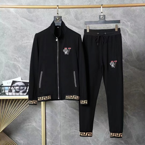 Wholesale Versace Tracksuits Long Sleeved For Men #1250958 $82.00 USD, Wholesale Quality Replica Versace Tracksuits