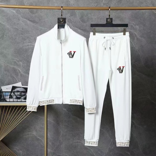 Wholesale Versace Tracksuits Long Sleeved For Men #1250959 $82.00 USD, Wholesale Quality Replica Versace Tracksuits