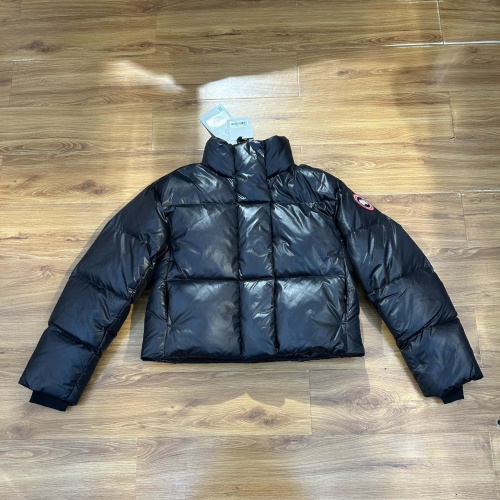 Wholesale Canada Goose Down Feather Coat Long Sleeved For Women #1250969 $155.00 USD, Wholesale Quality Replica Canada Goose Down Feather Coat