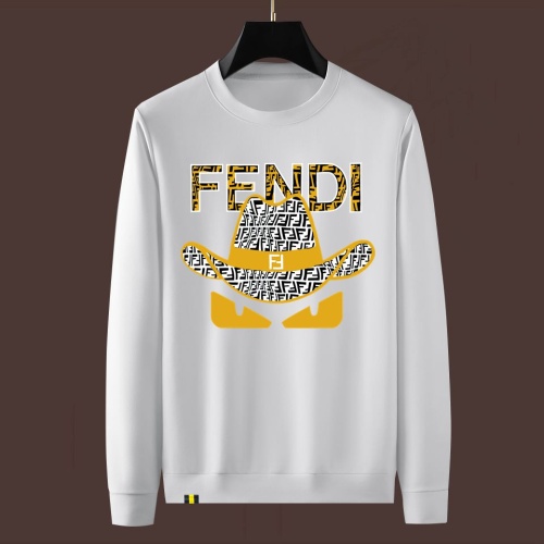 Wholesale Fendi Hoodies Long Sleeved For Men #1251069 $48.00 USD, Wholesale Quality Replica Fendi Hoodies