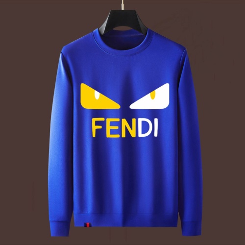 Wholesale Fendi Hoodies Long Sleeved For Men #1251078 $48.00 USD, Wholesale Quality Replica Fendi Hoodies