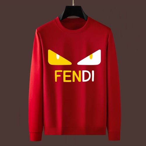 Wholesale Fendi Hoodies Long Sleeved For Men #1251079 $48.00 USD, Wholesale Quality Replica Fendi Hoodies