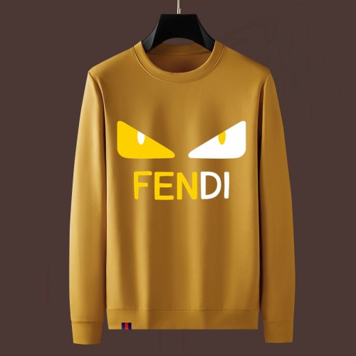 Wholesale Fendi Hoodies Long Sleeved For Men #1251080 $48.00 USD, Wholesale Quality Replica Fendi Hoodies