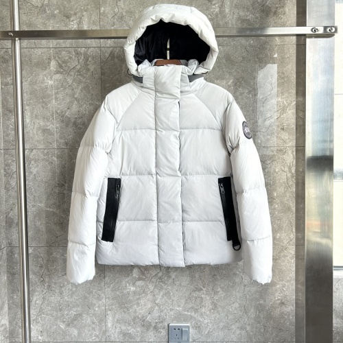 Wholesale Canada Goose Down Feather Coat Long Sleeved For Women #1251097 $190.00 USD, Wholesale Quality Replica Canada Goose Down Feather Coat