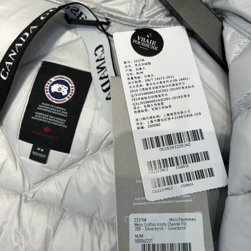 Replica Canada Goose Down Feather Coat Long Sleeved For Unisex #1251103 $205.00 USD for Wholesale