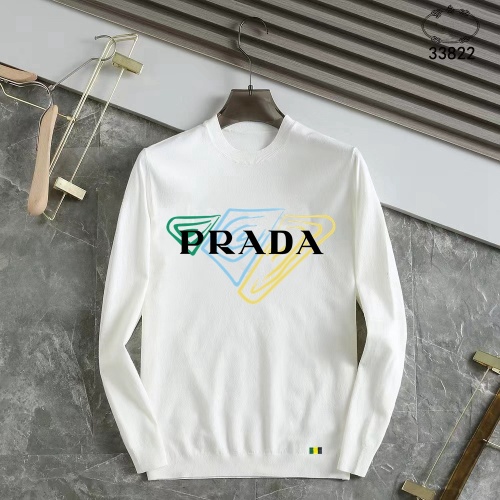 Wholesale Prada Sweater Long Sleeved For Men #1251121 $48.00 USD, Wholesale Quality Replica Prada Sweater