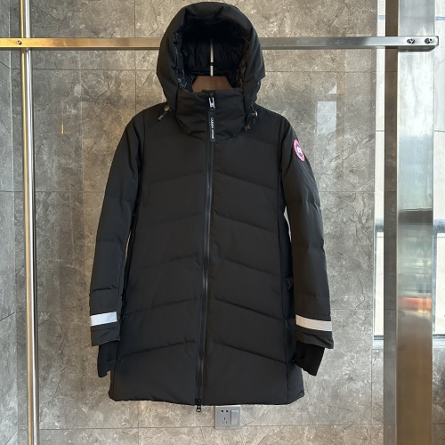 Wholesale Canada Goose Down Feather Coat Long Sleeved For Women #1251122 $180.00 USD, Wholesale Quality Replica Canada Goose Down Feather Coat