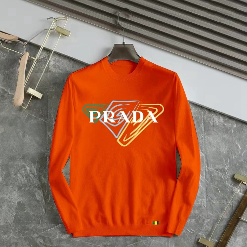 Wholesale Prada Sweater Long Sleeved For Men #1251128 $48.00 USD, Wholesale Quality Replica Prada Sweater