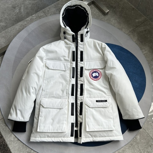 Replica Canada Goose Down Feather Coat Long Sleeved For Men #1251160 $205.00 USD for Wholesale