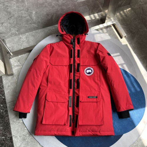 Replica Canada Goose Down Feather Coat Long Sleeved For Men #1251175 $205.00 USD for Wholesale