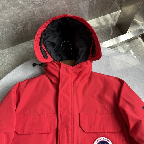 Replica Canada Goose Down Feather Coat Long Sleeved For Men #1251175 $205.00 USD for Wholesale