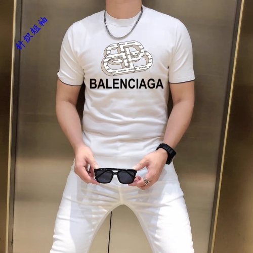 Wholesale Balenciaga T-Shirts Short Sleeved For Men #1251222 $45.00 USD, Wholesale Quality Replica Balenciaga T-Shirts