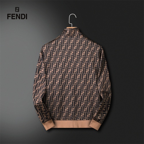 Replica Fendi Tracksuits Long Sleeved For Men #1251244 $85.00 USD for Wholesale