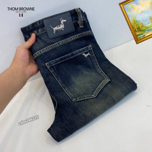 Wholesale Thom Browne TB Jeans For Men #1251280 $48.00 USD, Wholesale Quality Replica Thom Browne TB Jeans