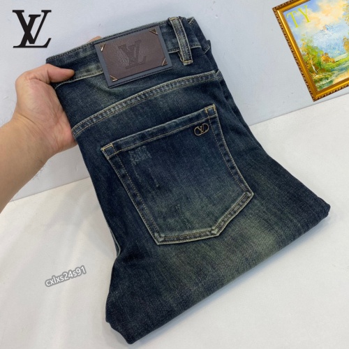 Wholesale Louis Vuitton LV Jeans For Men #1251299 $48.00 USD, Wholesale Quality Replica Louis Vuitton LV Jeans