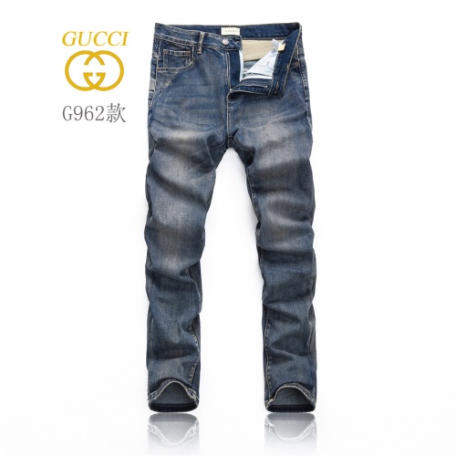 Replica Gucci Jeans For Men #1251302 $42.00 USD for Wholesale